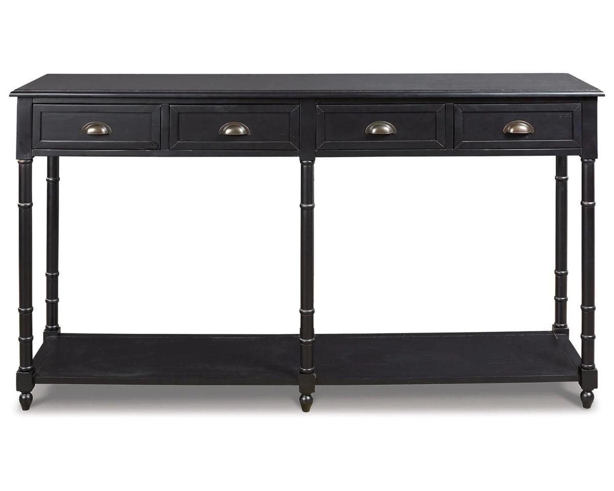 Black Sofa/Console Table D3268