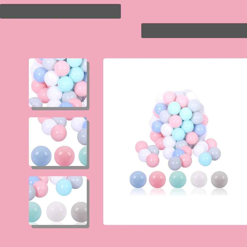 50 Soft Plastic Ball Pit Balls A14937