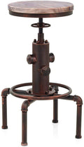 Red Bronze Industrial Bar Stool O917977