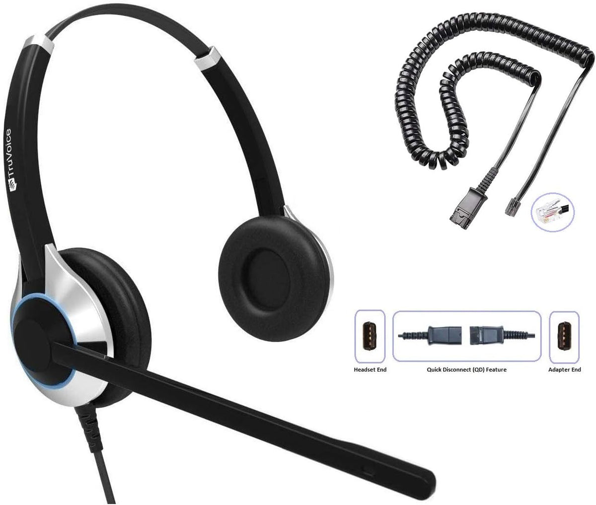 Headset with Noise Canceling Microphone & HD Speakers M7806