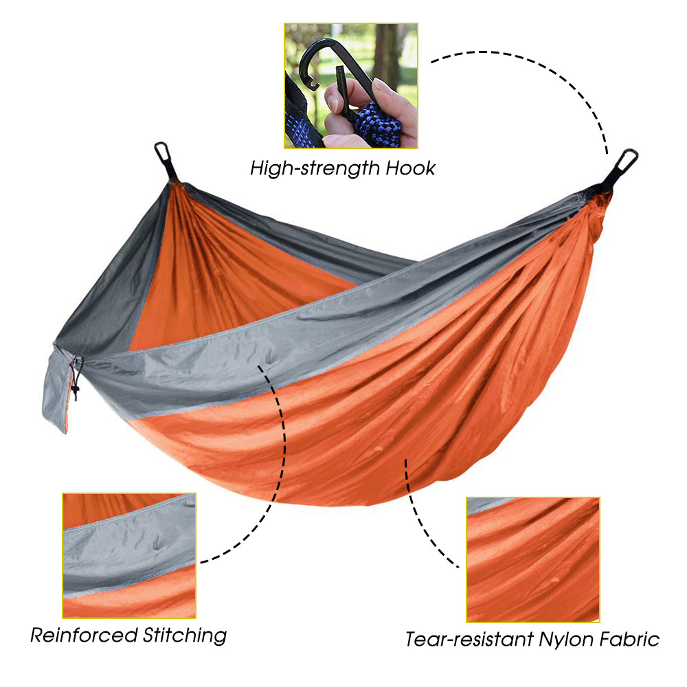 Double Camping Hammock for 2 Persons Portable J877051