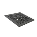 Cast Iron Floor Register in Black E216974