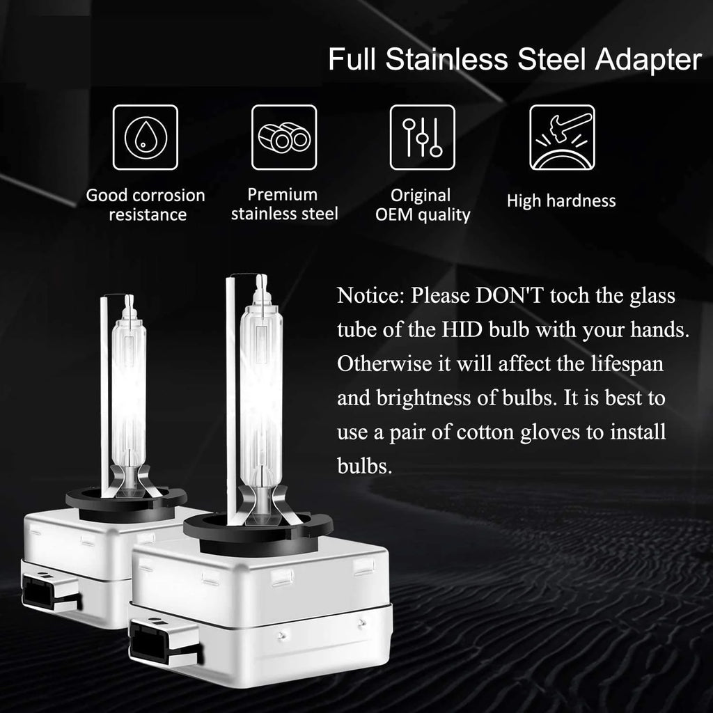 D3S HID Xenon Headlight Bulbs White B3201