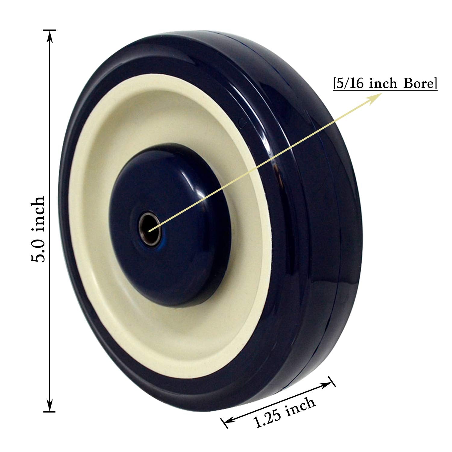 20-Pack Polyurethane Wheel with 3/8" Bore K263695