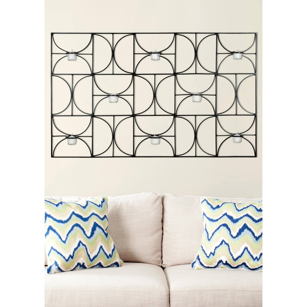 Black Votive Wall Decor P41377
