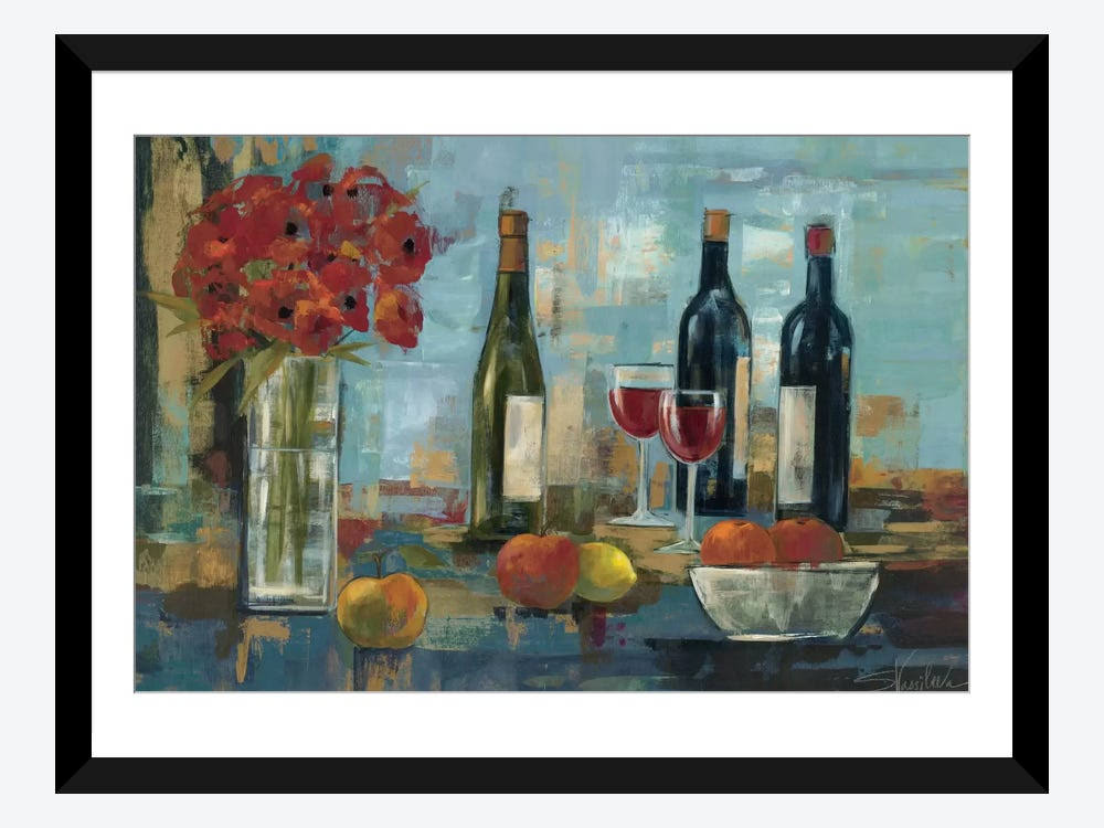 Framed Poster Prints - Fruit and Wine Y266