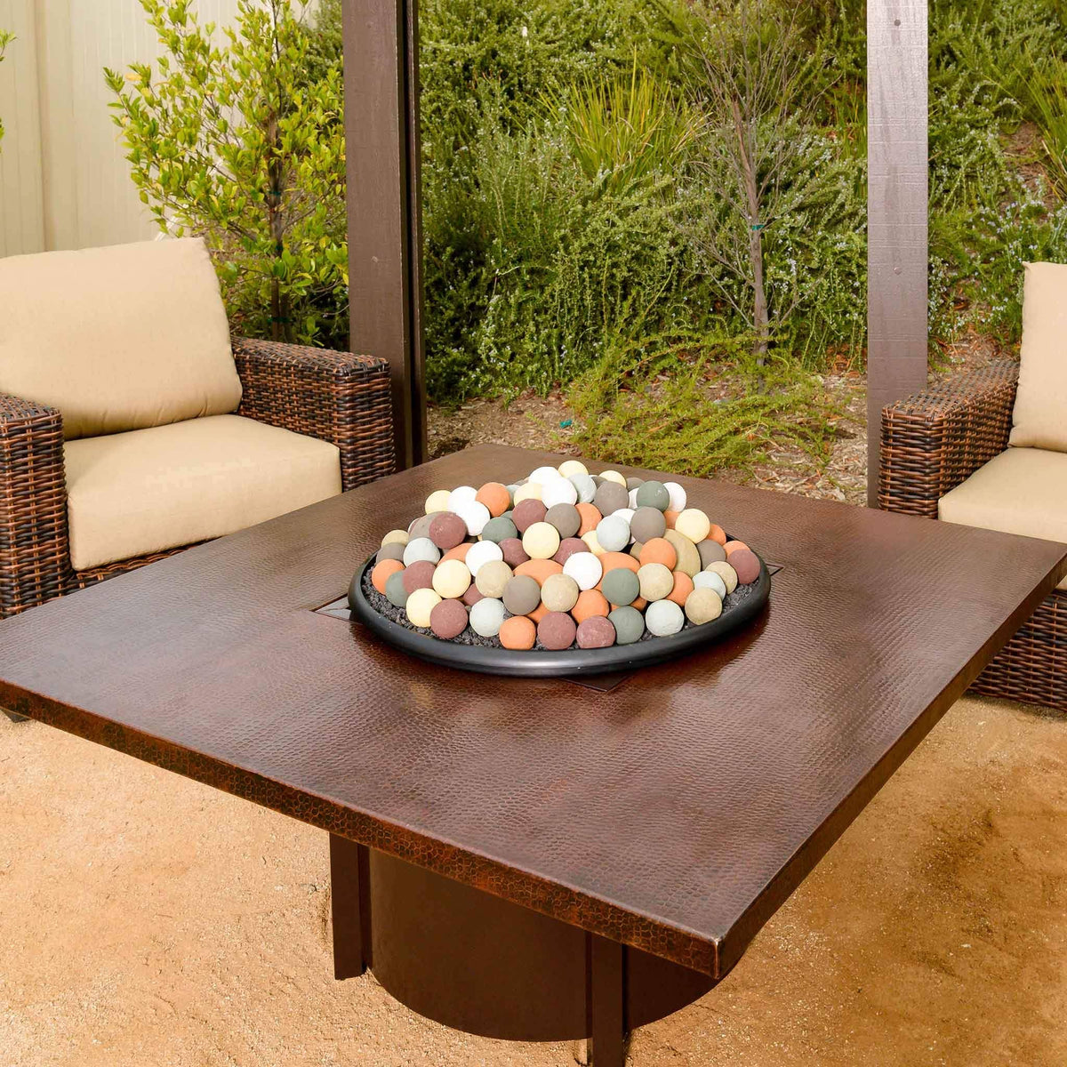 24 x 8 in. Cape Gray Lite Stone Ball Uniform Set F447106