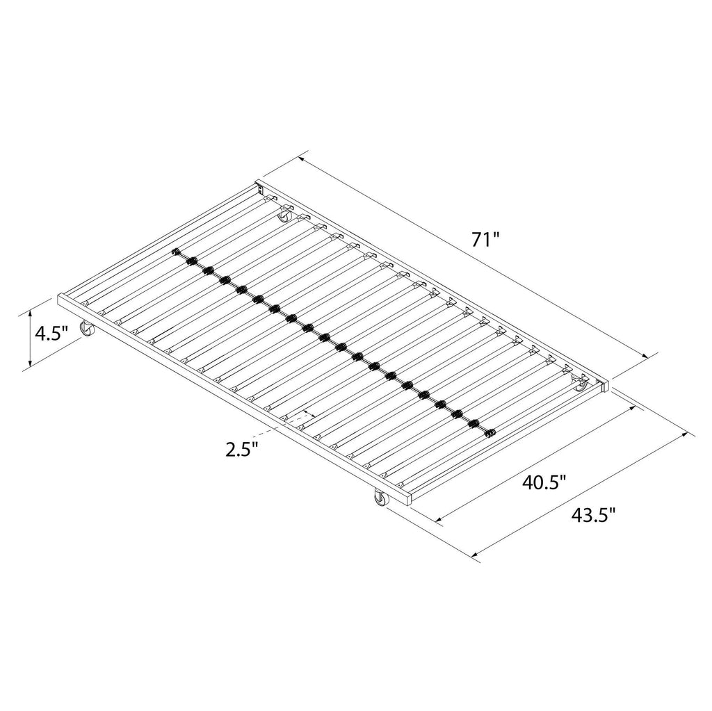 Black Trundle for Daybeds Q53962