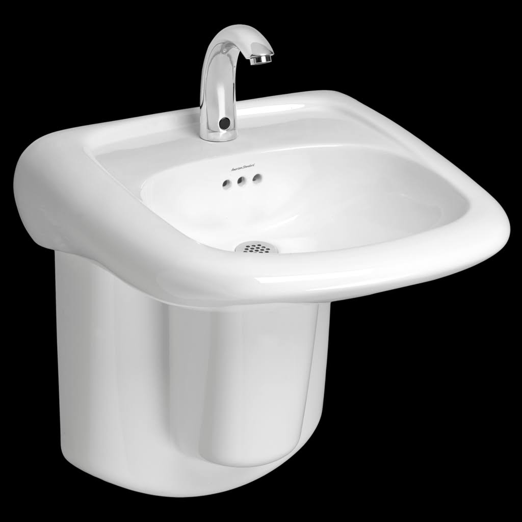 White Bathroom Sink V61221
