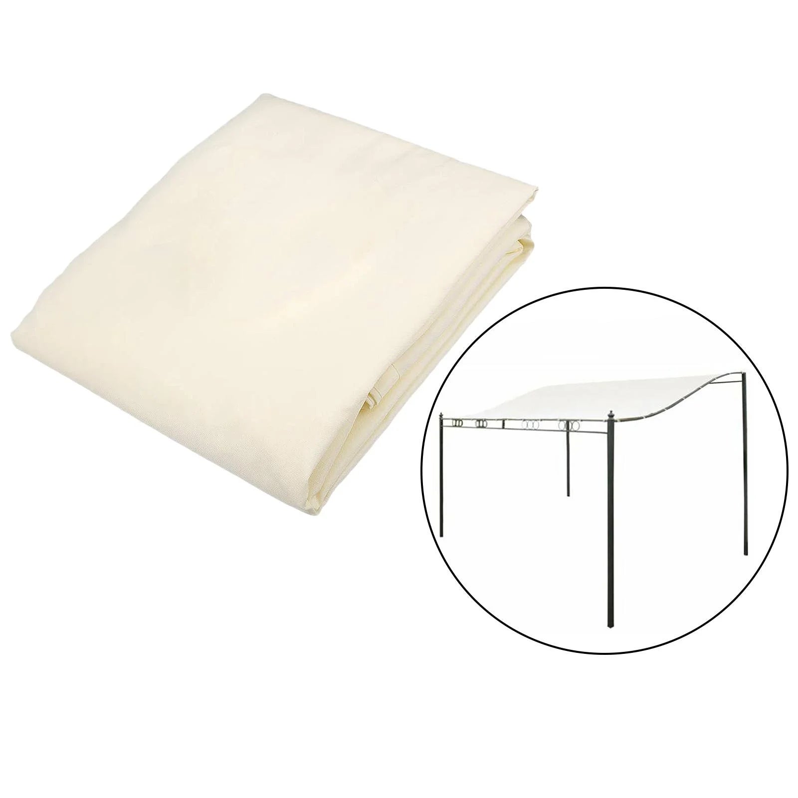 Beige Water Resistant Garden Gazebo Patio Cover P188020