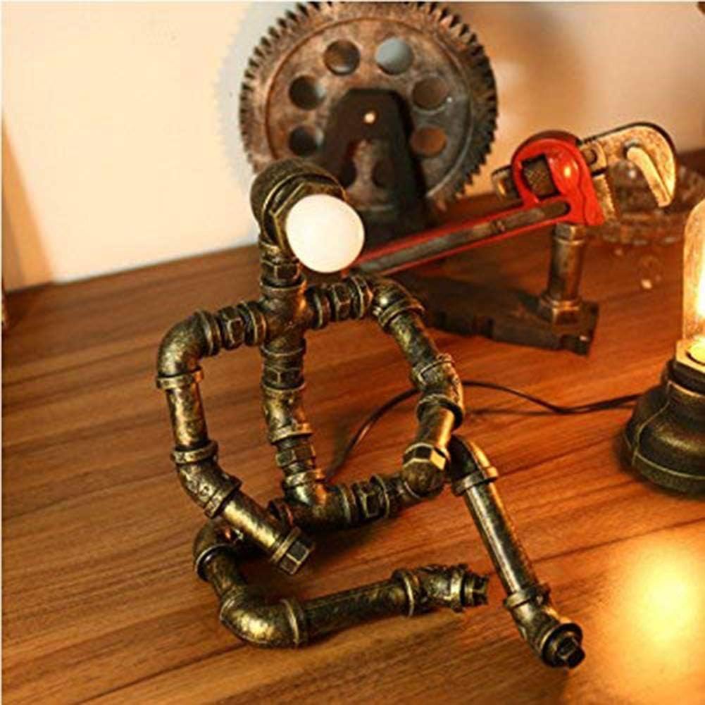 Iron Robot Table Lamp E9577