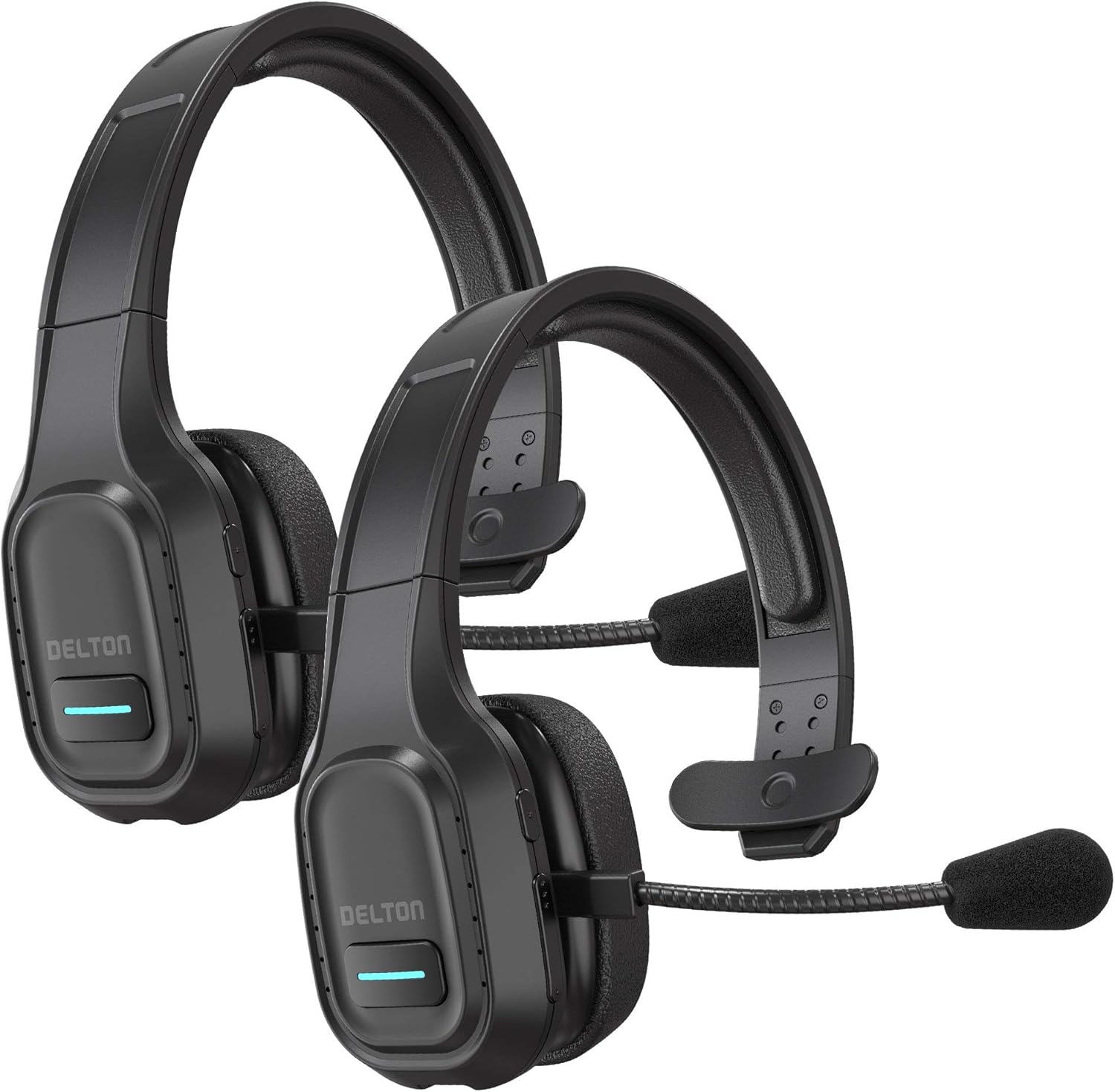 Wireless Computer Headset with Mic, On Ear Bluetooth 5.0, 30 Hour Talk Time, 1-Pack X962