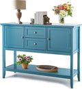 Grey Wooden Buffet Sideboard with Storage Shelf, 2 Drawers & 2 Cabinets I32004