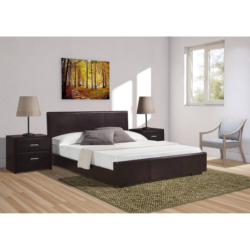 King Brown Bed L278