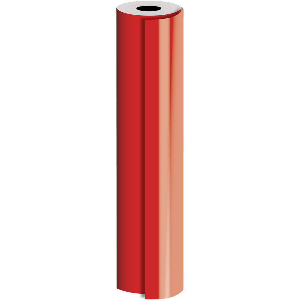 Matte Red Bulk Wrapping Paper Rolls I44818