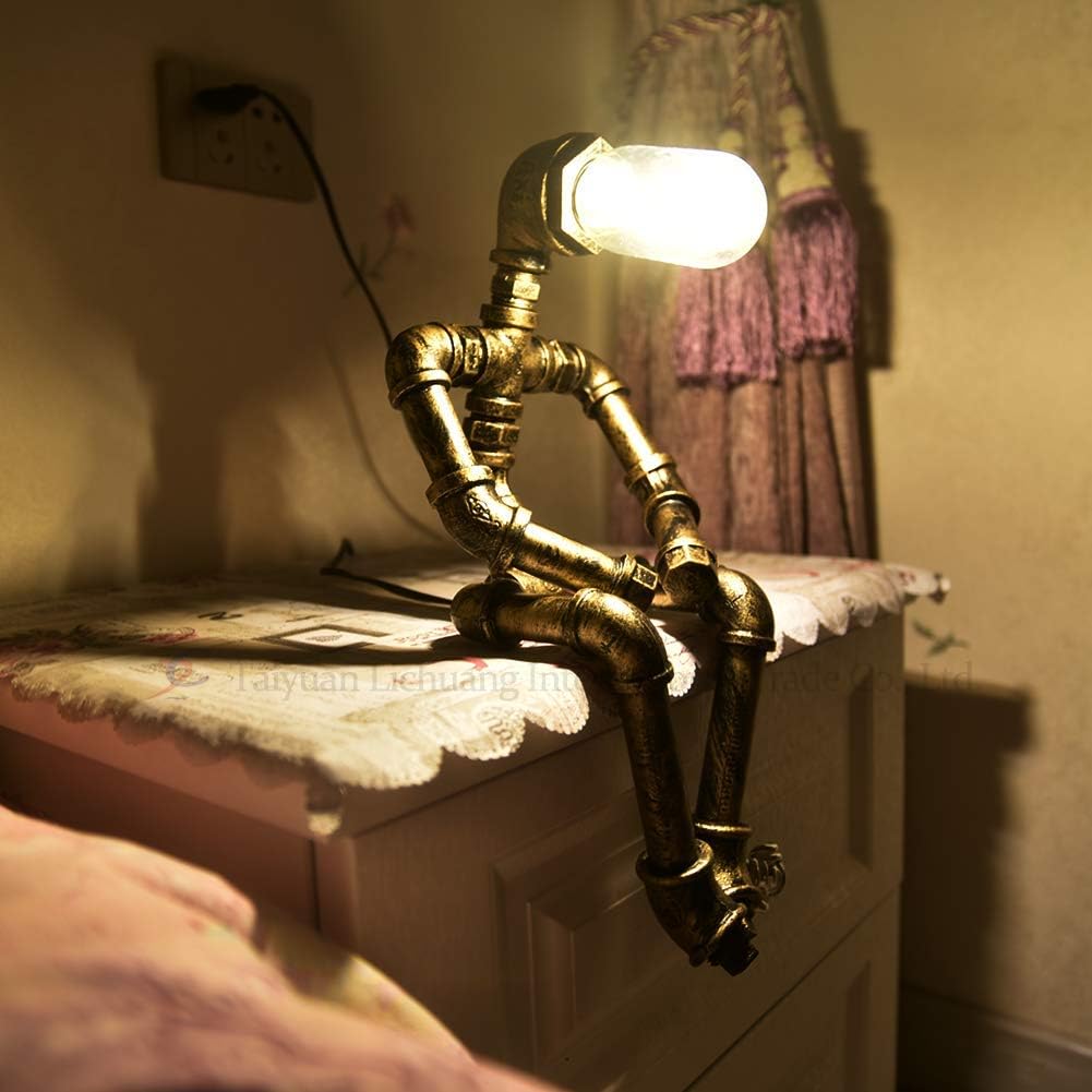 Iron Robot Table Lamp E9577