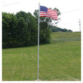 20ft Residential Flagpole with Nylon Flag 3ft x 5ft H431