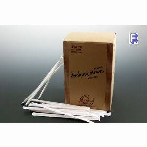 Clear Milk Straws, 12,000 Straws M1243