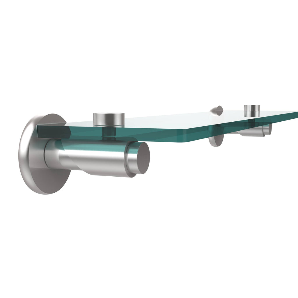 Satin Chrome Glass Vanity Shelf U78622