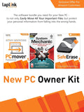 PC Owner Kit with PCmover Professional, SafeErase, System Mechanic S574536