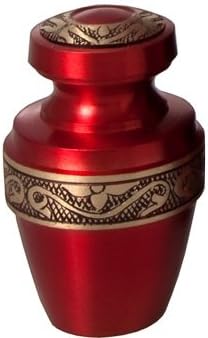 Scarlet Brass Cremation Urn K236034