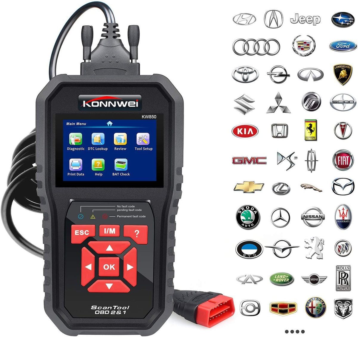 OBD2 Car Diagnostic Scanner Code Reader Pack of 2 B55724