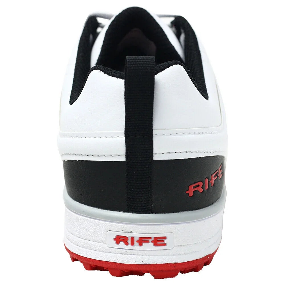 White Relaxed Comfort Fit Waterproof Golf Shoes W967807