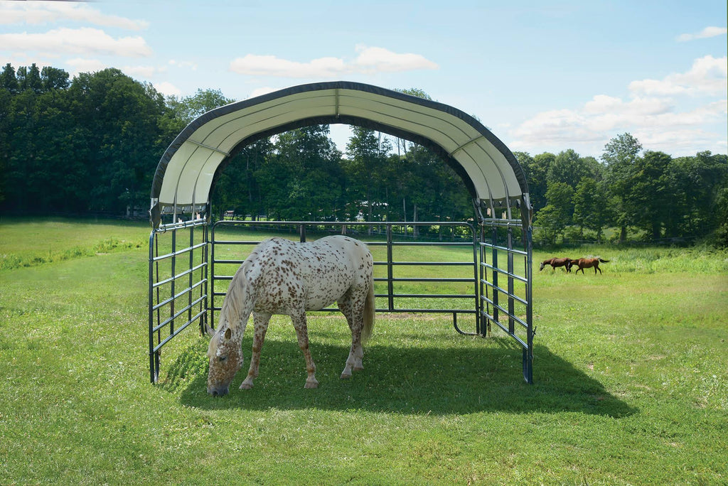 Green Round Corral Shelter Cover T4158