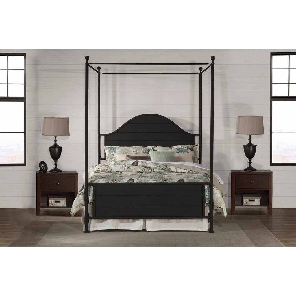 King Canopy Metal Bed X1079