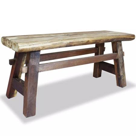 Solid Reclaimed Wood Bench T4221