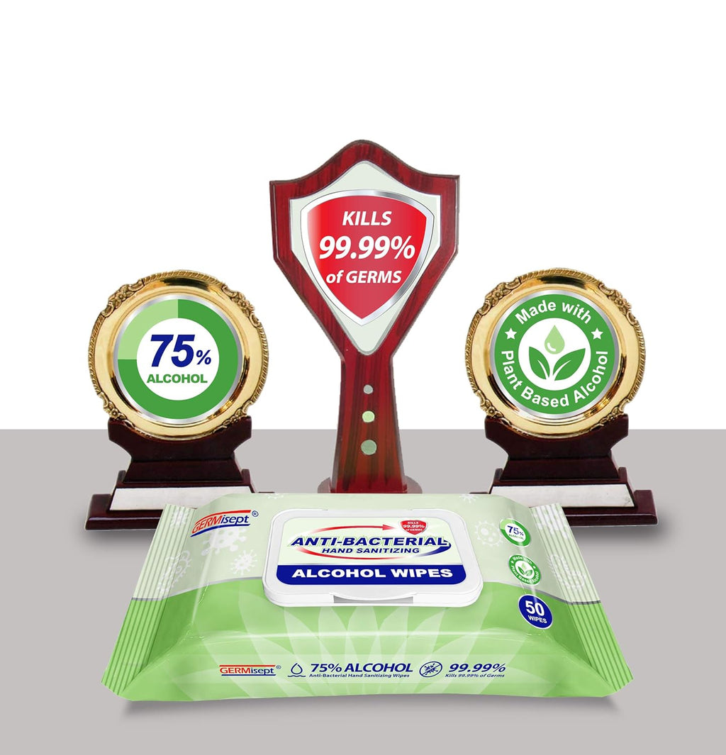 75% Alcohol Antiseptic Hand Sanitizer Wipes (1200 Wipes) B908