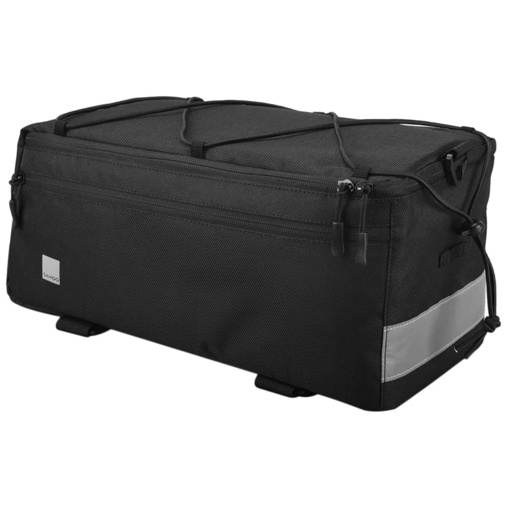Insulated Trunk Cooler Bag Bike Rear Seat Bag Luggage Rack Pannier Bag O96299