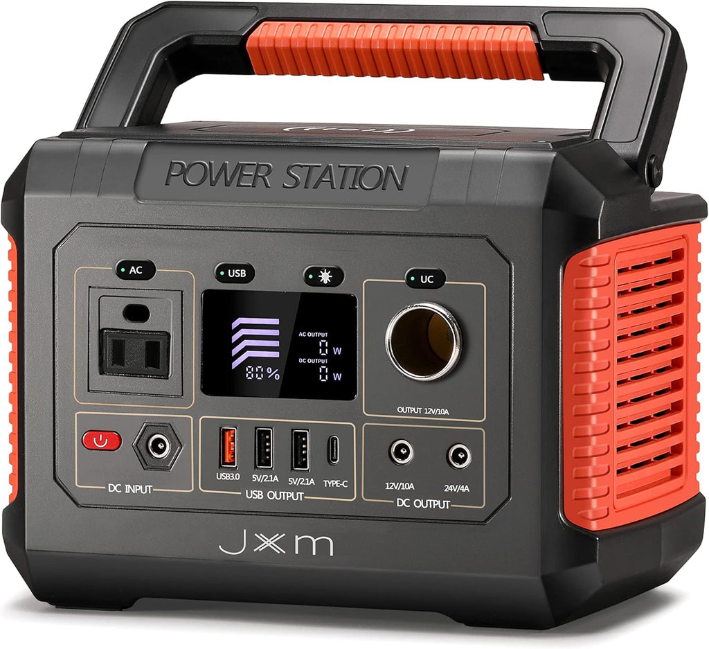 Portable Power Station 519Wh 500W Pure Sine Wave AC Outlet 12V DC X31838