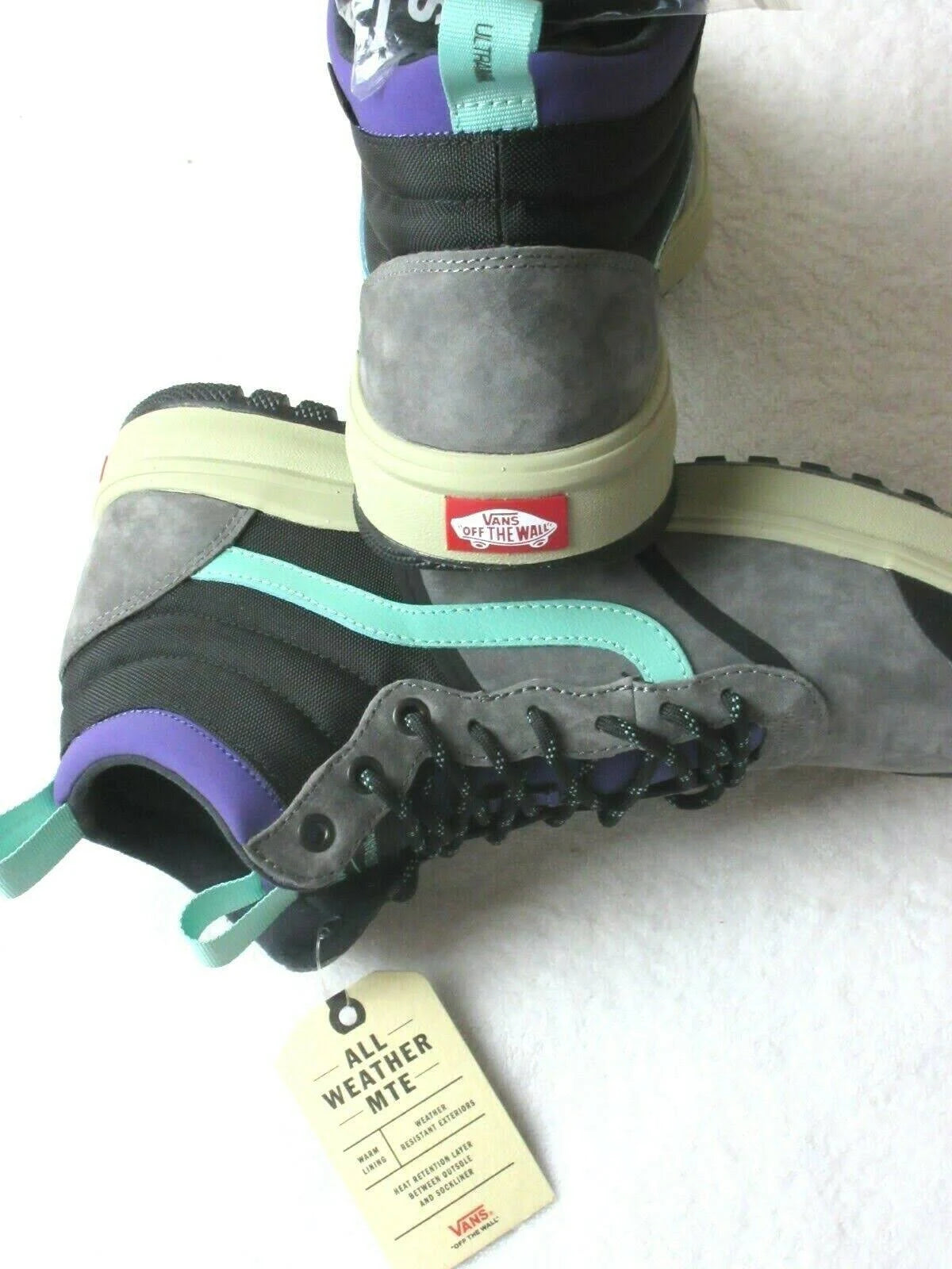 Pewter Eucalyptus Hi Top Shoes V164