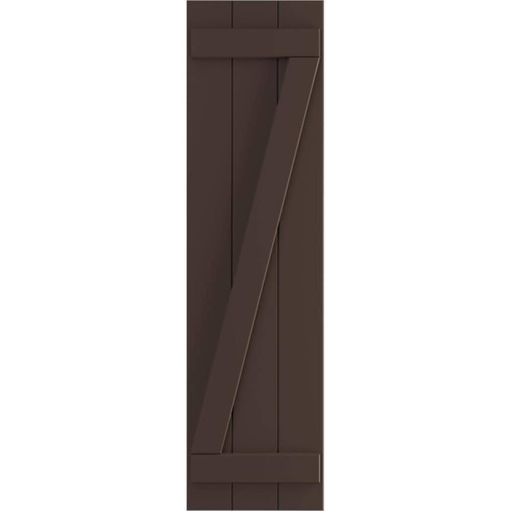 Raisin Bro PVC Board-n-Batten Shutters X260686