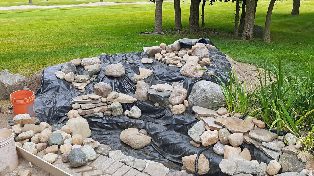 20 ft. x 45 ft. 60 Mil EPDM Rubber Pond Liner Combo Y80364