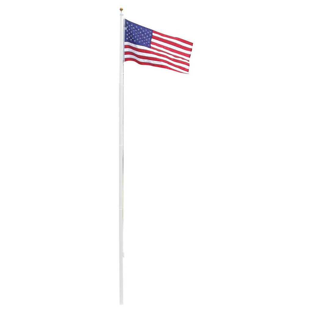 20ft Residential Flagpole with Nylon Flag 3ft x 5ft H431