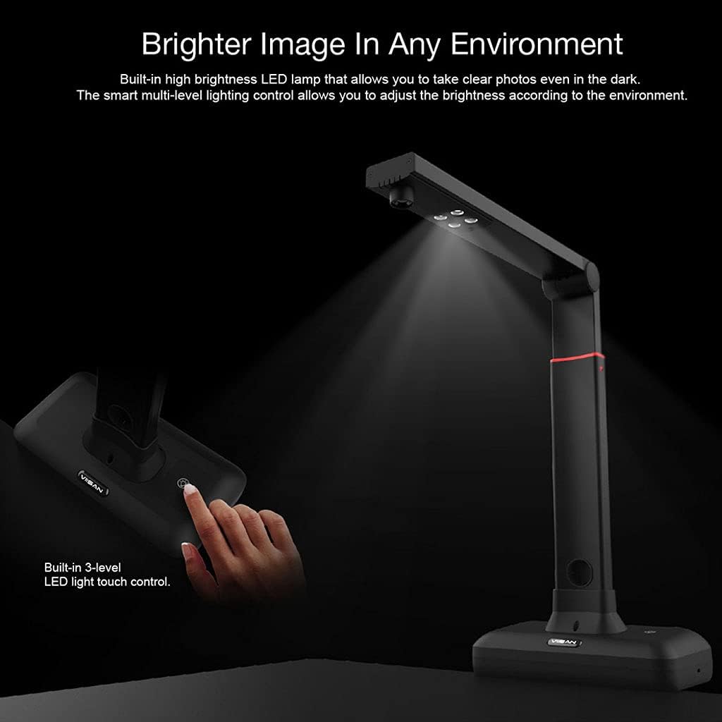 Large Format Overhead Document Scanner with Auto-Flatten & Fingerprint Removal Technologies L171876