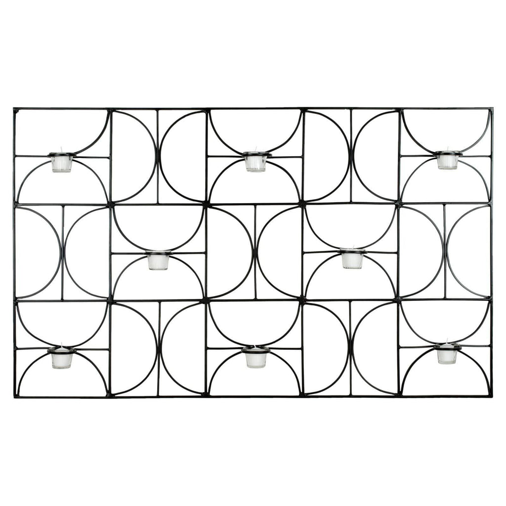 Black Votive Wall Decor P41377