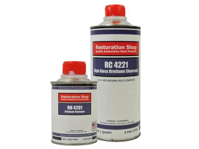 Bright White Quart Kit Low VOC Urethane Basecoat Car Paint Kit D5625