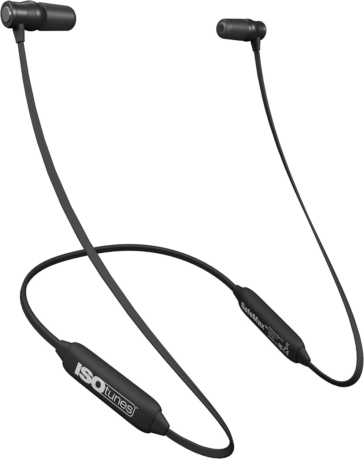 Black Bluetooth Earplug Earbuds with 27 dB NRR P7509