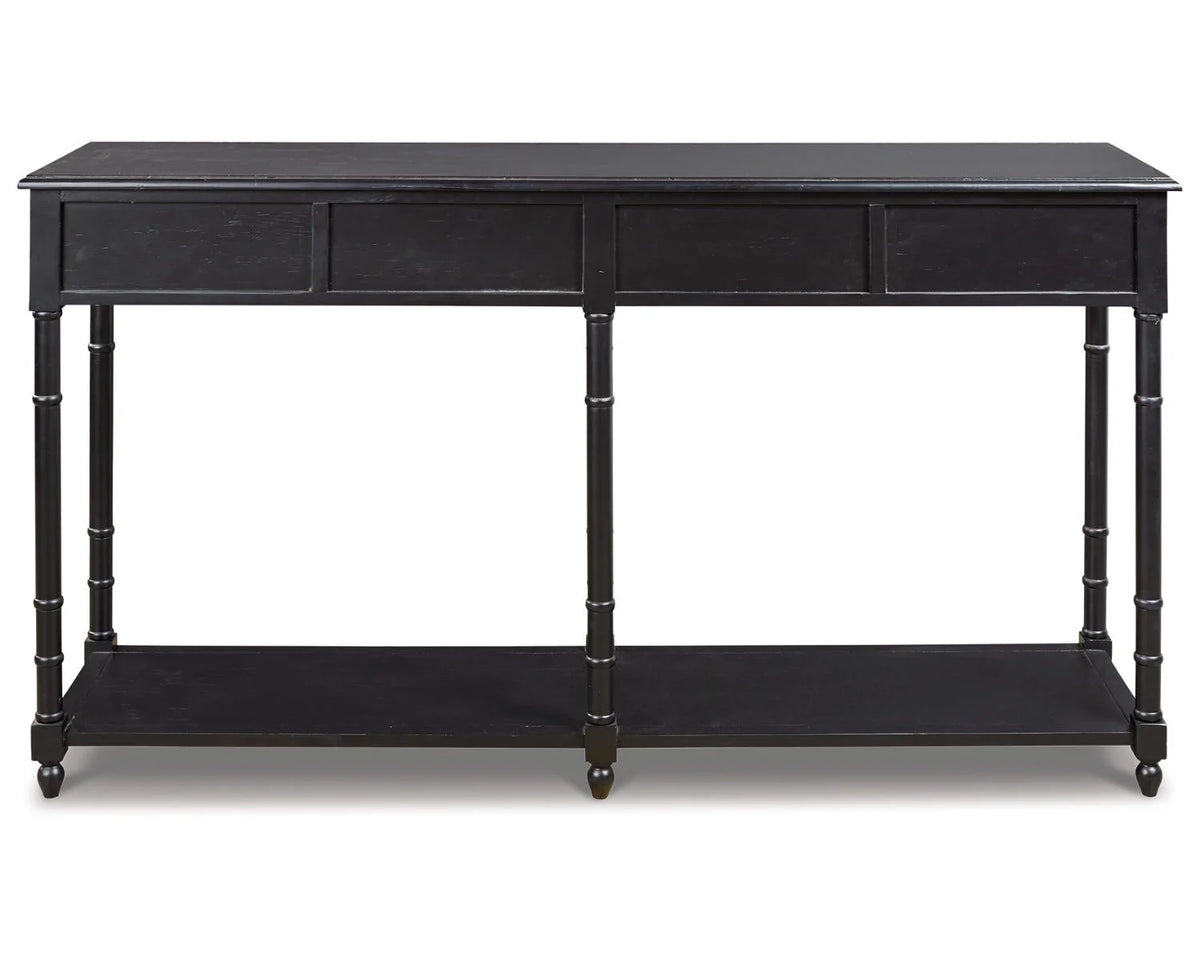 Black Sofa/Console Table D3268