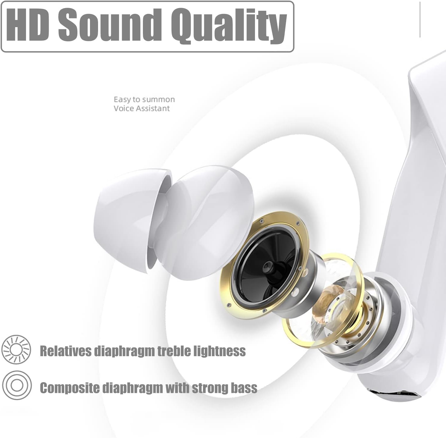 Bluetooth Headset with Mic Noise Canceling Hands-Free A503