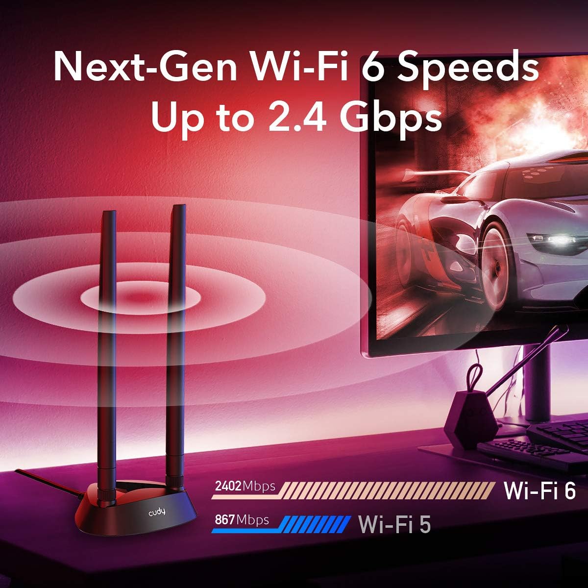 AX3000 WiFi 6 PCIe Card with Bluetooth 5.0 Z48188