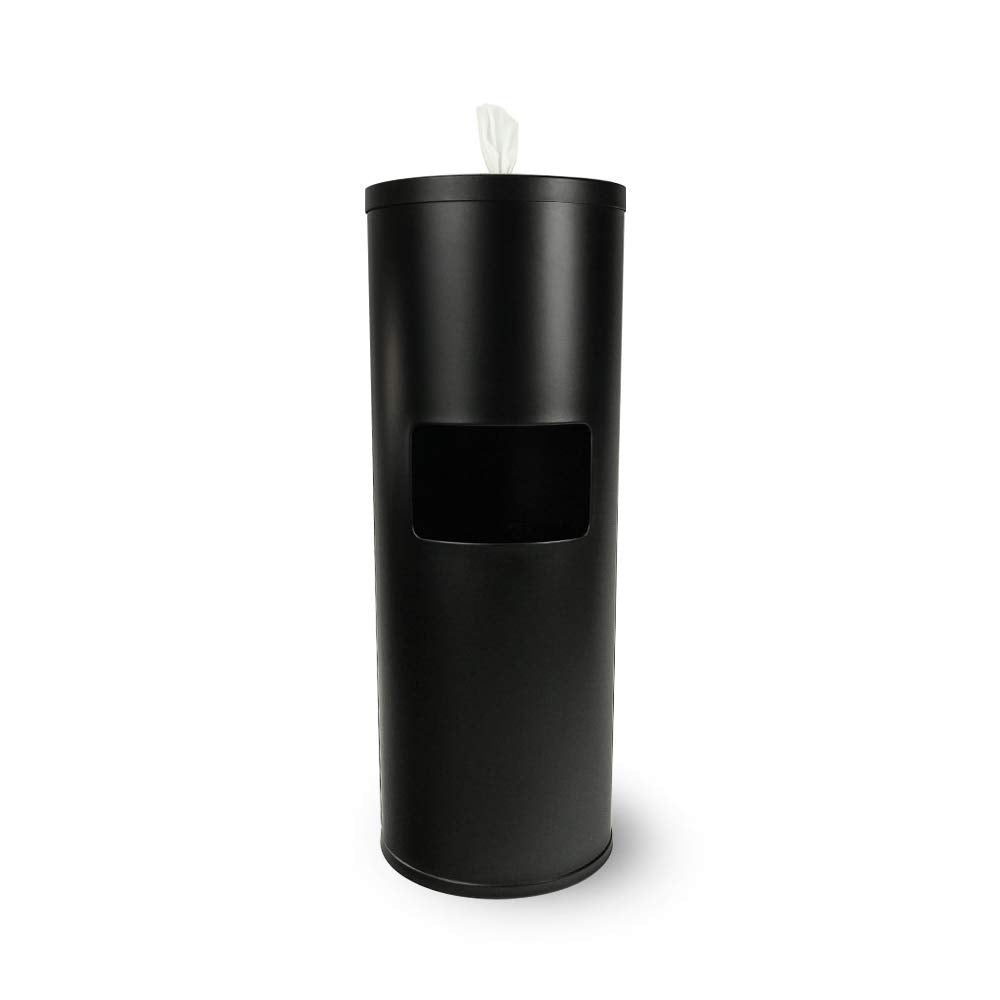 Stainless Steel Wipe Dispenser with Trash Can R132