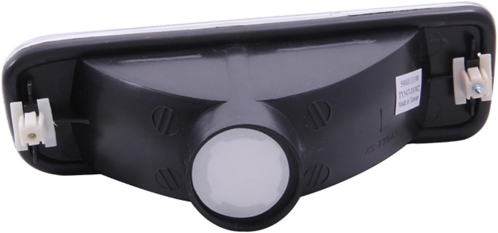 Turn Signal Light Assembly Clear Lens Chrome Pack of 2 J713597
