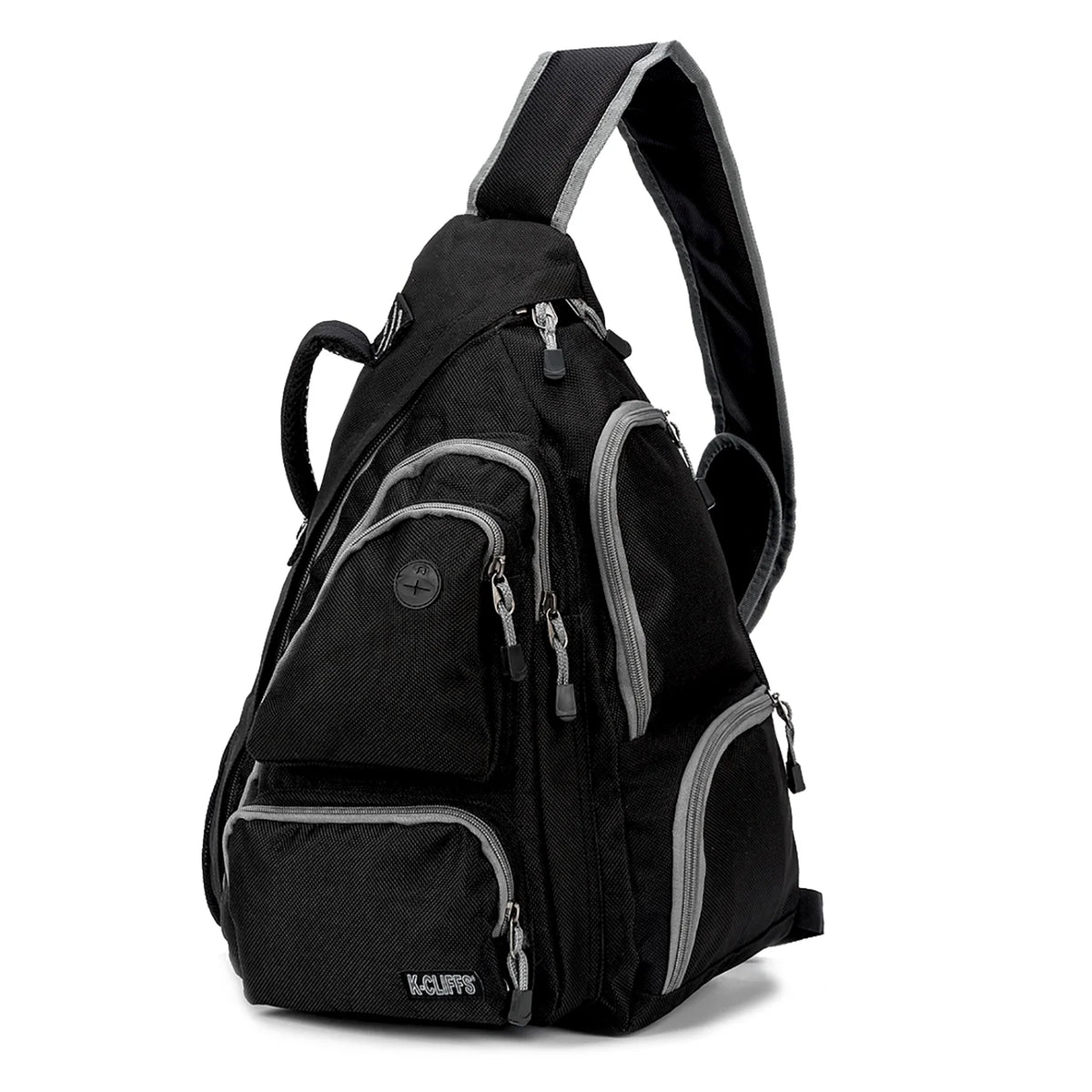 Black Polyester Sling Backpack L33011