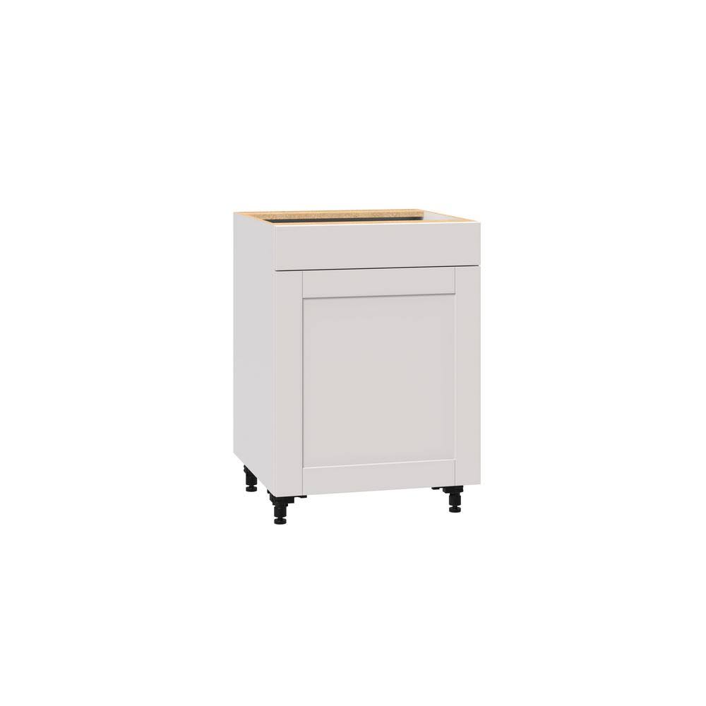 Vanilla White Base Cabinet with Metal Drawer Box Z669