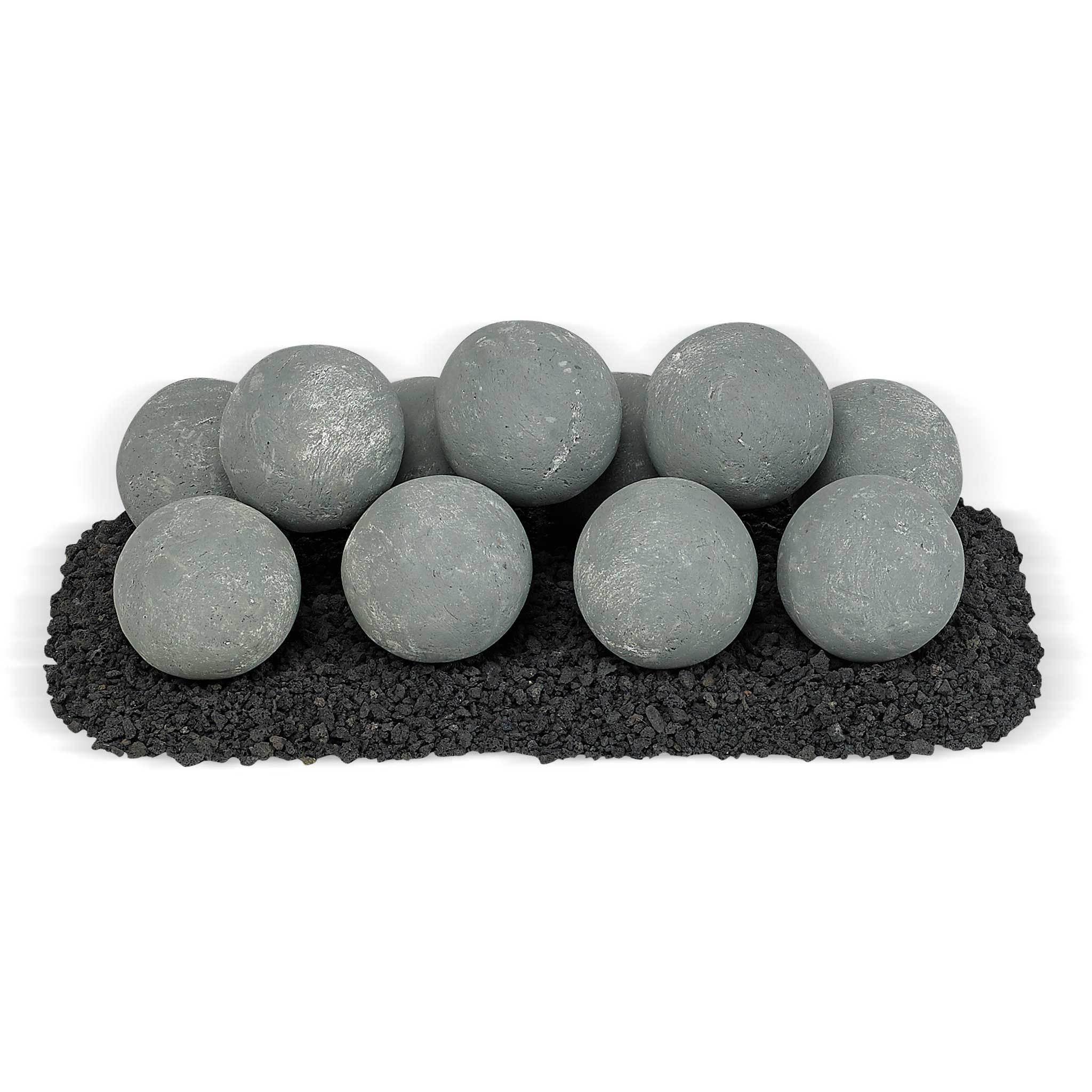 24 x 8 in. Cape Gray Lite Stone Ball Uniform Set F447106
