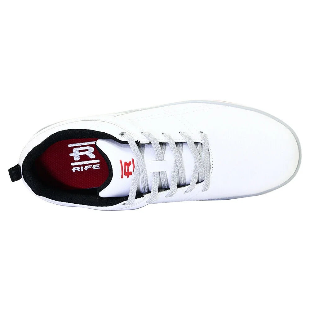 White Relaxed Comfort Fit Waterproof Golf Shoes W967807
